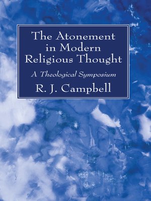cover image of The Atonement in Modern Religious Thought